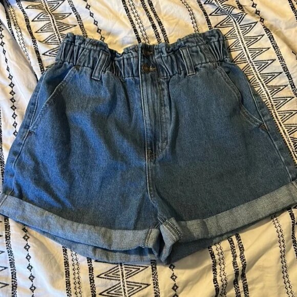 Forever 21 Pants - Forever 21 Denim Jean Cuffed Shorts Large NWOT